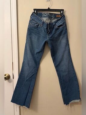 Vintage dELiA*s Sophie low rise crop boot cut Y2K jeans